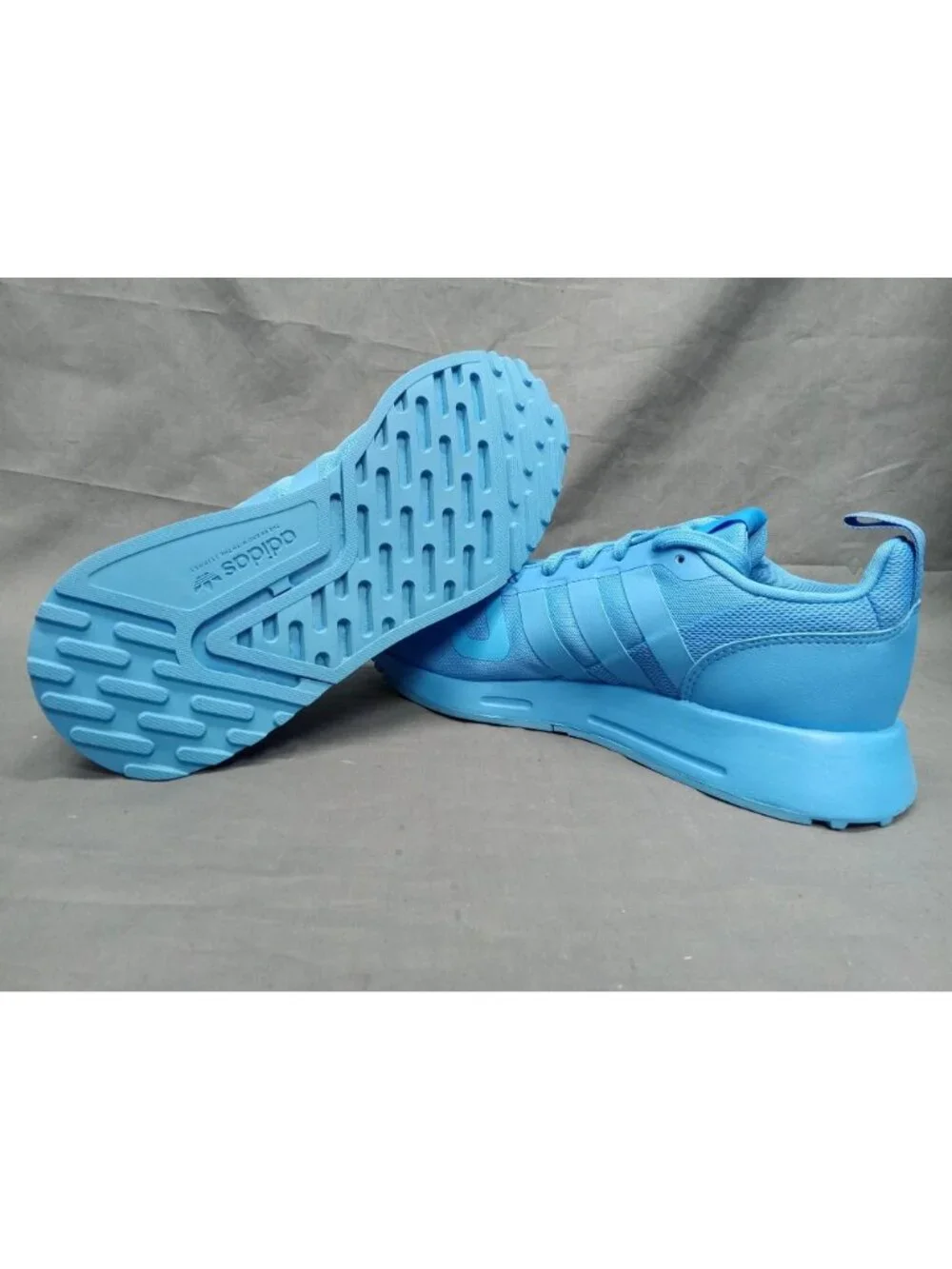 Adidas Multix J Athletic Sneakers Mesh Triple Blue Boys Size 5.5 NEW NO BOX! - Picture 2 of 11